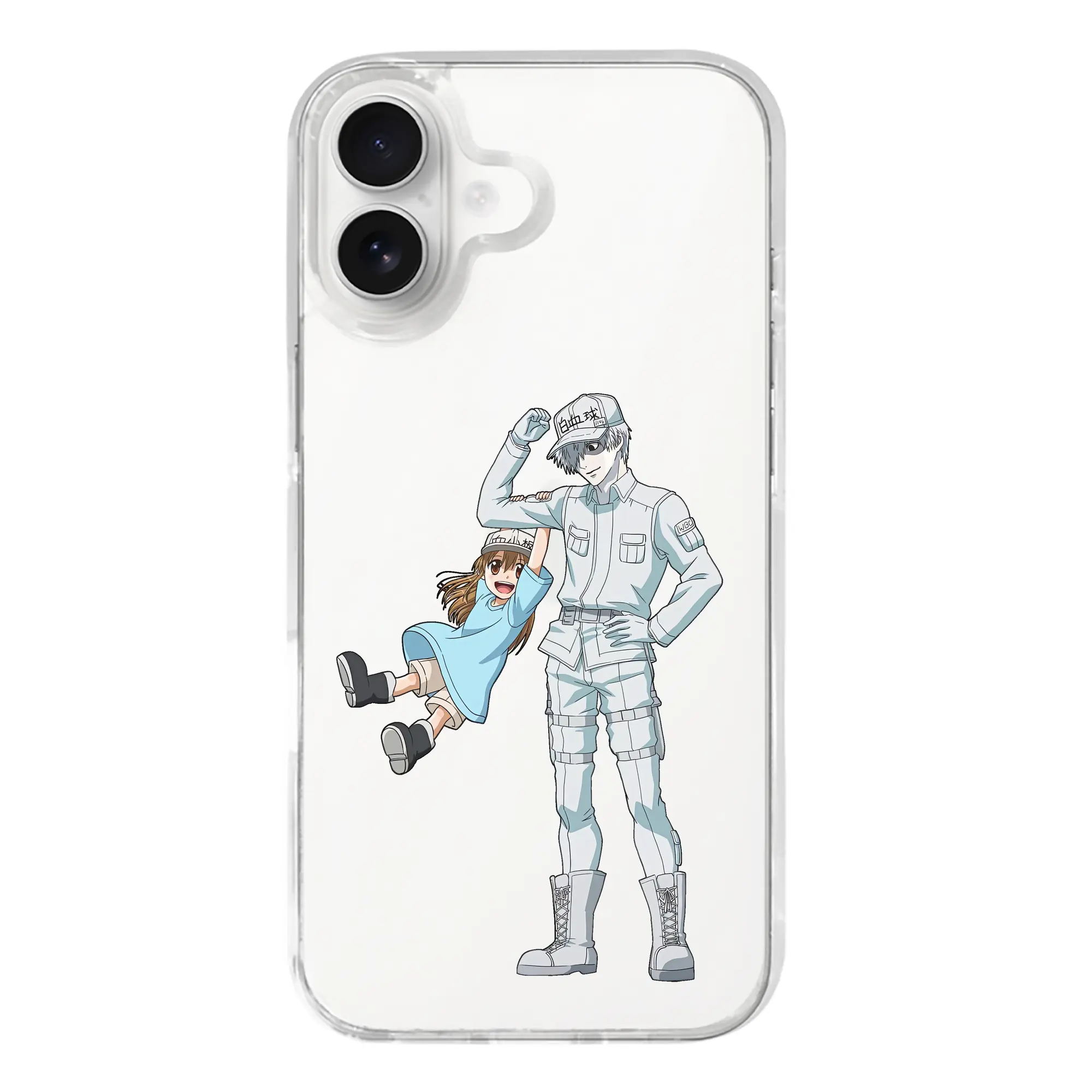 はたらく細胞 グッズ,白血球 - iPhone 17シリーズ 透明スマホケース – 薄型・耐衝撃・精密フィット保護カバー